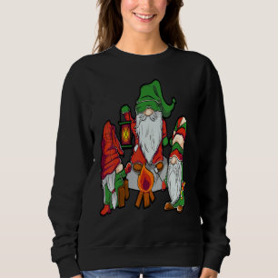 Grönt och rött jultomte t shirt
