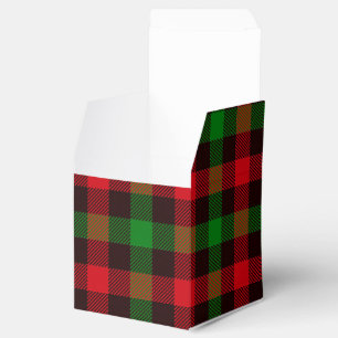 Grönt och rött skal presentaskar