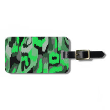 Grönt och svart Abstrakt