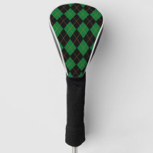 Grönt och svart Argyle Mönster