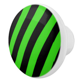 Grönt och svart diagonal rand mönster knopp