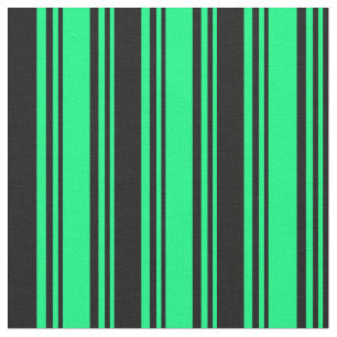 Grönt och svart Färgad, stripe/lutande Mönster Tyg