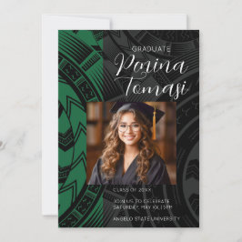 Grönt och svart inbjudningar