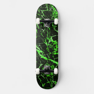 Grönt och svart marmor (färdigt med Lastbilar och Mini Skateboard Bräda 18,5 Cm