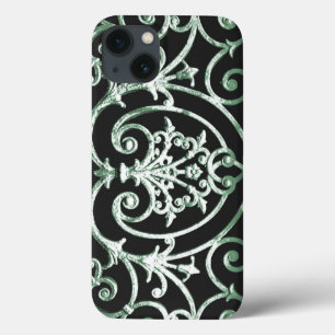 Grönt och svart rullande mönster Case-Mate iPhon