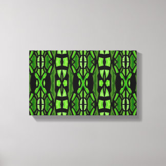 Grönt och svart väggkonst canvastryck