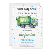 Grönt och Svarta Sopor Lastbil