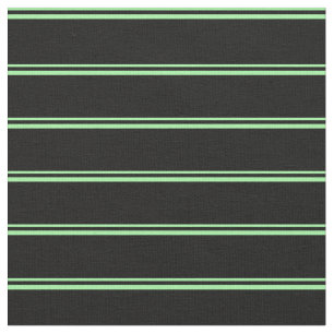 Grönt och Svartvit/stripe Mönster Tyg