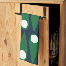 Grönt och vit Abstrakt Mönster