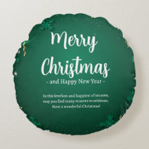 Grönt och vit enkel juldag bäst (16 tum)