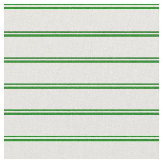 Grönt och vit Färgad, länkad/stripe Mönster Tyg (Närbild)