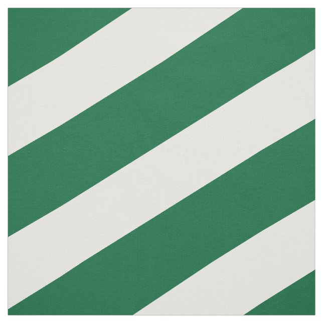 Grönt och vit stripe mönster tyg (Provkarta)