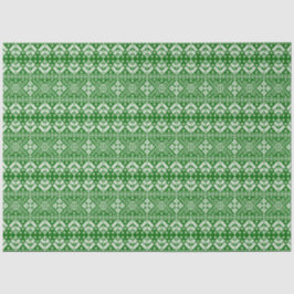 Grönt och Vita julmässan Isle Mönster