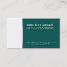 Grönt och vitbok för Résumé-nätverkskort