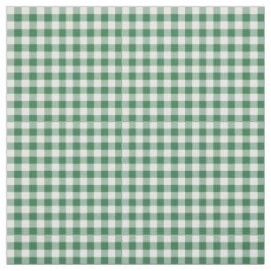 Grönt och vitkontroll Gingham Mönster Fabric Tyg