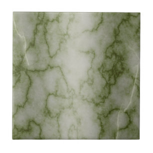 Grönt- och vitmarmor kakelplatta