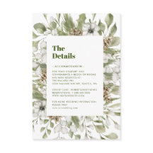 Grönt och vitskog | Information om bröllop Enclos