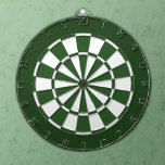 Grönt och vitt darttavla<br><div class="desc">Grönt och vit färgad-kartong.</div>