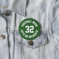 Grönt och vitt fotbollsnummer Mamma Jersey
