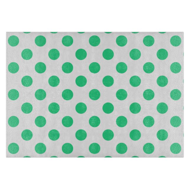 Grönt och vitt polka dots (Framsidan)