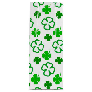 Grönt och White Shamrock St Patrick's Day Gift Bag