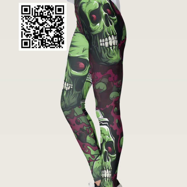 Grönt Odöda Zombie Leggings (Skapare uppladdad)