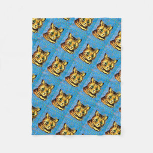 Grönt Öga Cat, Louis Wain Fleecefilt