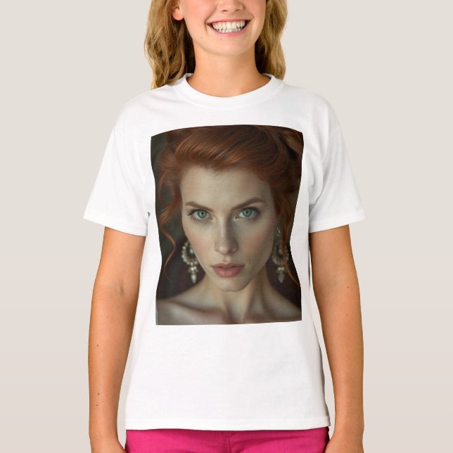 Grönt Ögon 11 T Shirt (Framsida)