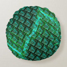 "Grönt ögon i rutnät", skrapad och suddig