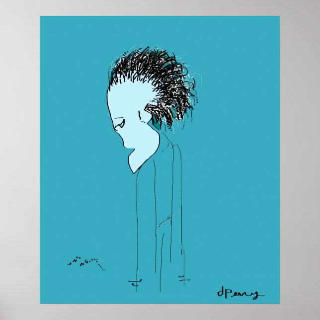 grönt ÖGON Poster (Framsidan)