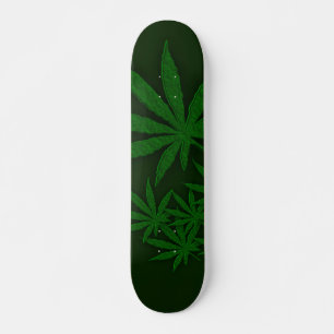 Grönt Ogräs Skateboard Bräda 20,5 Cm