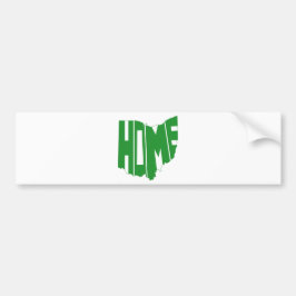 Grönt Ohio Home Bildekal