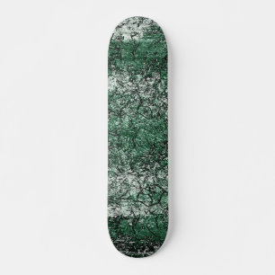 Grönt olja struktur på stift och lint mini skateboard bräda 18,5 cm