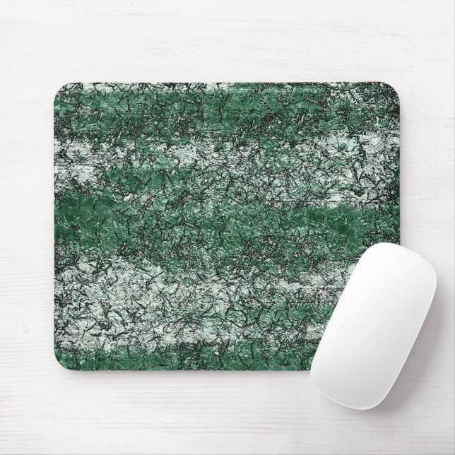 Grönt olja struktur på stift och lint musmatta (Med mus)