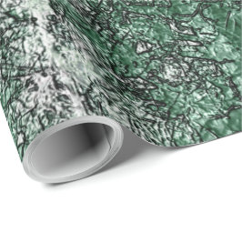 Grönt olja struktur på stift och lint presentpapper