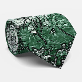 Grönt olja struktur på stift och lint slips