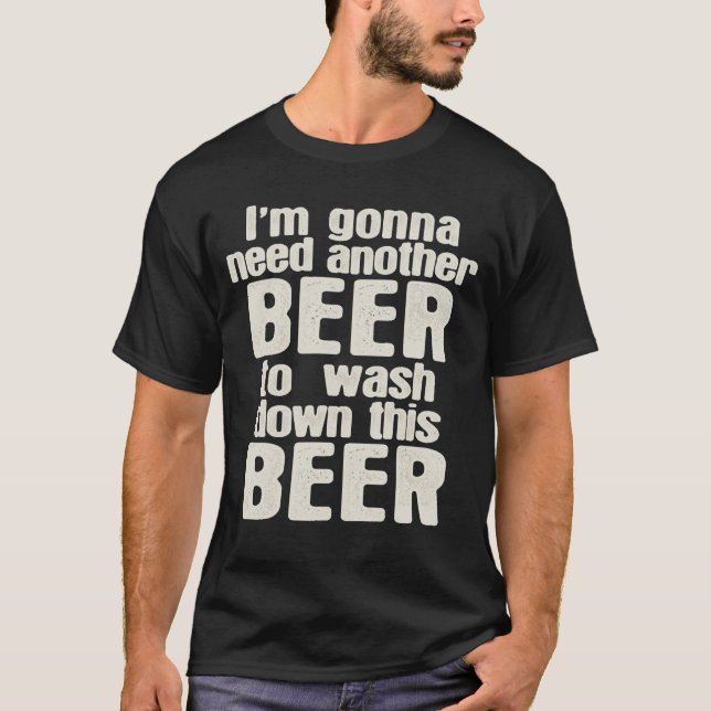 Grönt öls dag Irländsk humor T Shirt (Framsida)