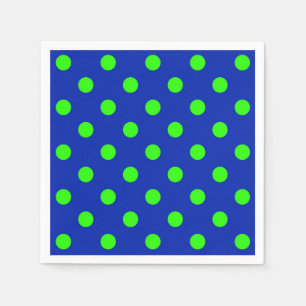 Grönt om utformningen av Mönster Polka dots Pappersservett