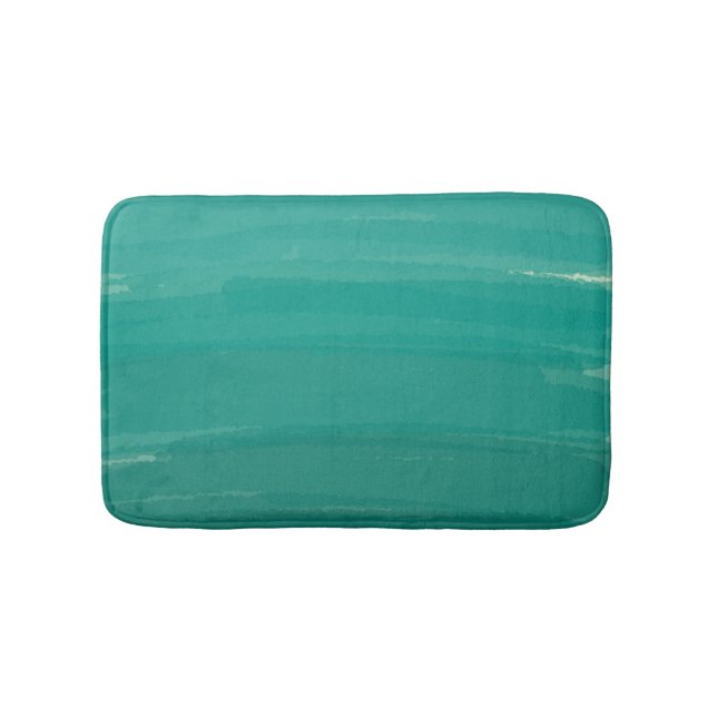 Grönt Ombre-badet Mat Badrumsmatta (Framsidan)