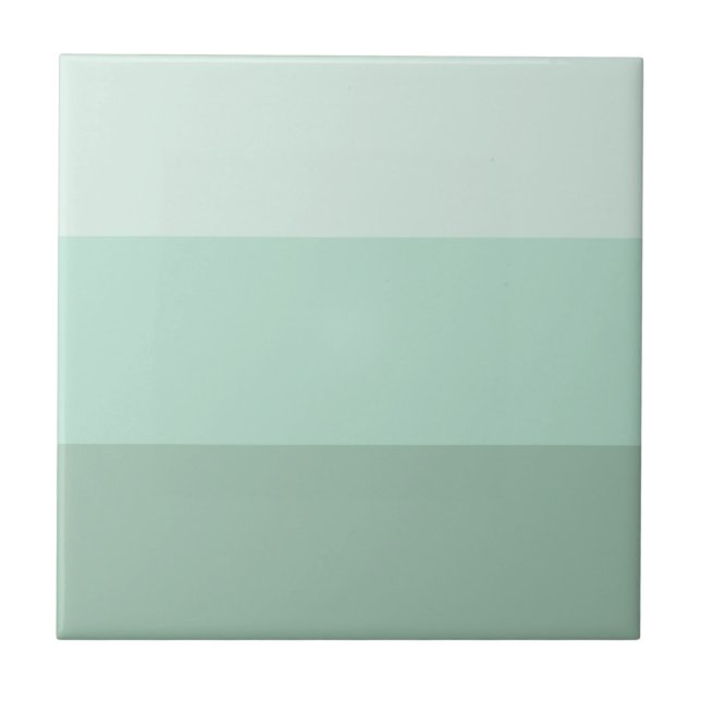 Grönt Ombre Stripe Kakelplatta (Framsidan)