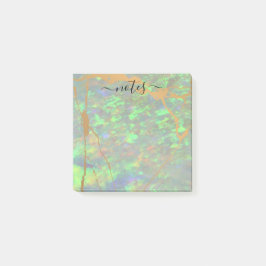 Grönt Opal Modern Glam Note Pad Post-it Block