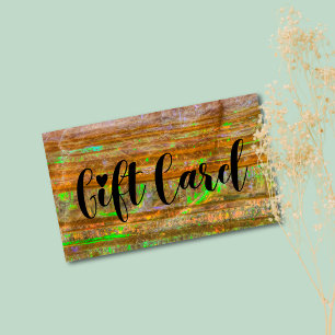 Grönt Opal Sten Lagrar Iridescent Store Gift-kort Visitkort