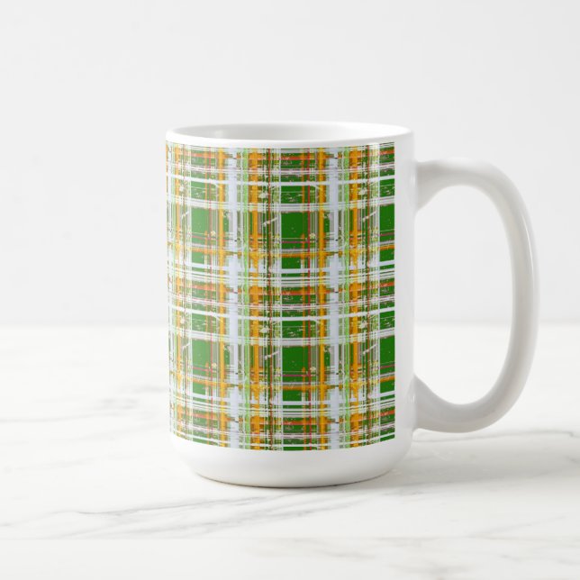 Grönt/Orange/Gult för Fall-beläggning Kaffemugg (Höger)