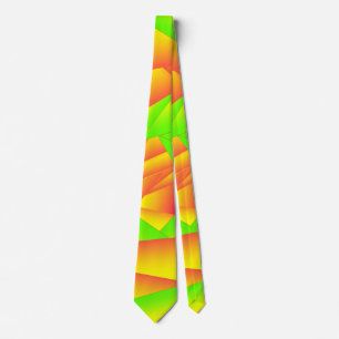 Grönt Orange Gult Ombre Abyss Abstrakt Art Slips