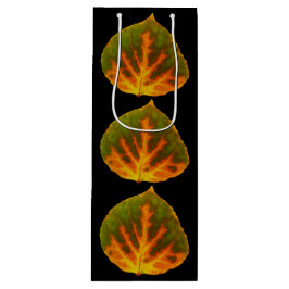 Grönt Orange och Gult Aspen Löv #1