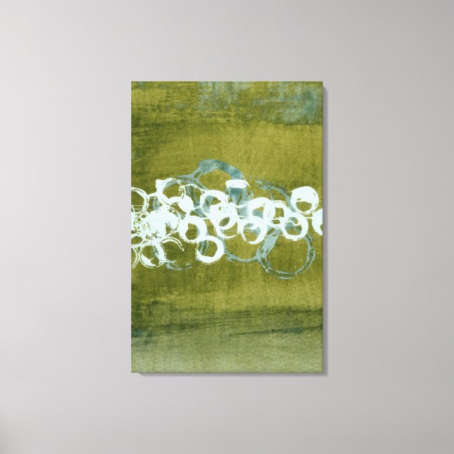 Grönt Orbs I Canvastryck (Framsida)