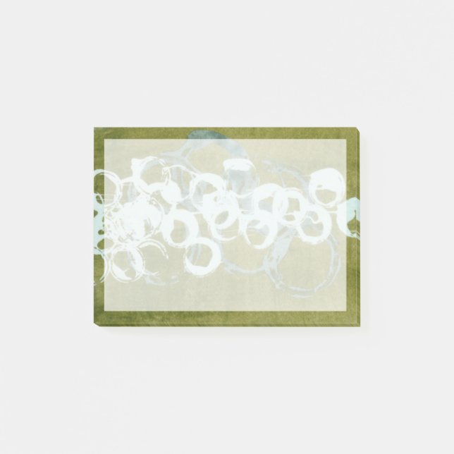 Grönt Orbs I Post-it Block (Framsida)