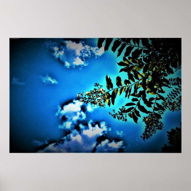 Grönt på Blue Poster (Framsidan)