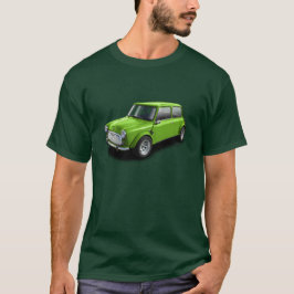 Grönt på den mini- bilT-tröja för grön klassiker Tee