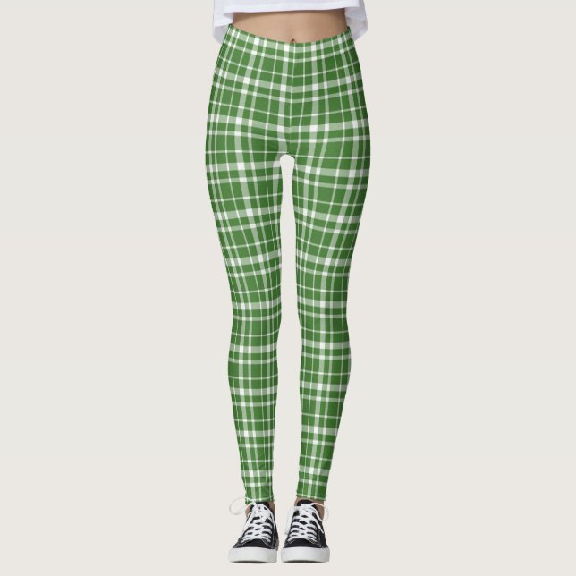 Grönt på St. Patricks Day och White Play Leggings (Framsida)